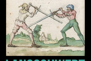 Podcast zum Langschwert zeigt zwei Fechtbuch Fechter mit Langen Schwertern