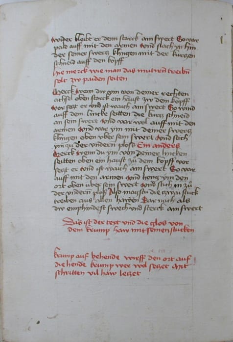 Page from Codex Danzig aka Codex 44.A.8